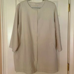 Eileen Fisher Cotton/Linen Coat